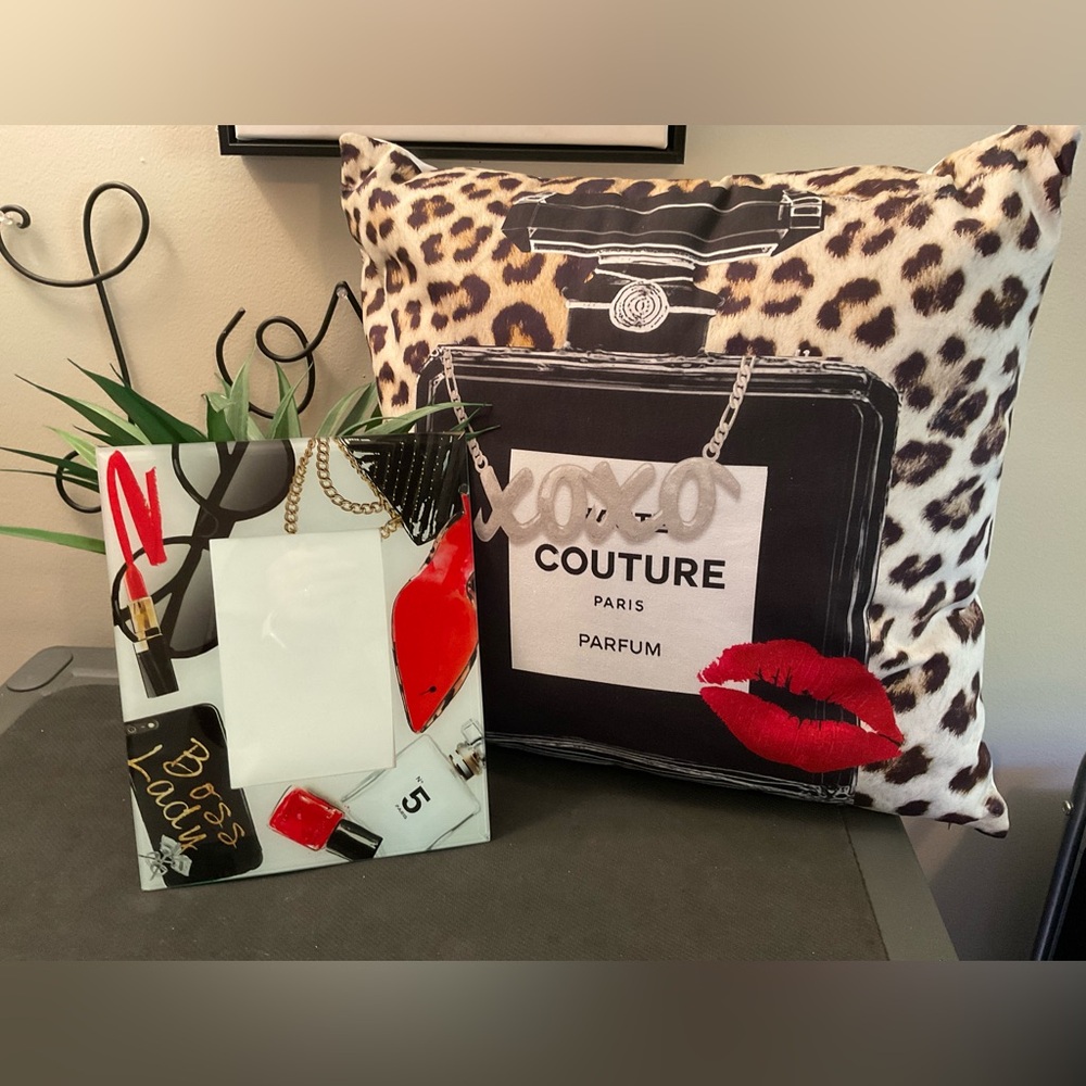 Adorable Pillow and  Picture Frame